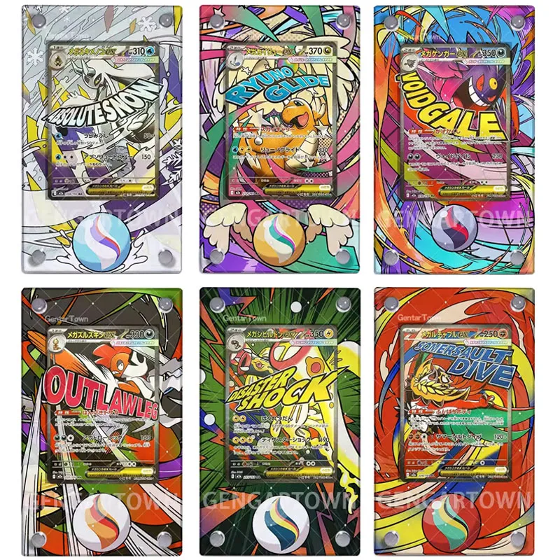 Карманный монстр Best Wishes, подставка для карточек Dragonite Hawlucha Eelektross Froslass Gengar, игровая коллекционная карта, фоторамка, игрушка
Карманный монстр Best Wishes, подставка для карточек Dragonite Hawlucha Eelektross Froslass Gengar, игровая коллекционная карта, фоторамка, игрушка
