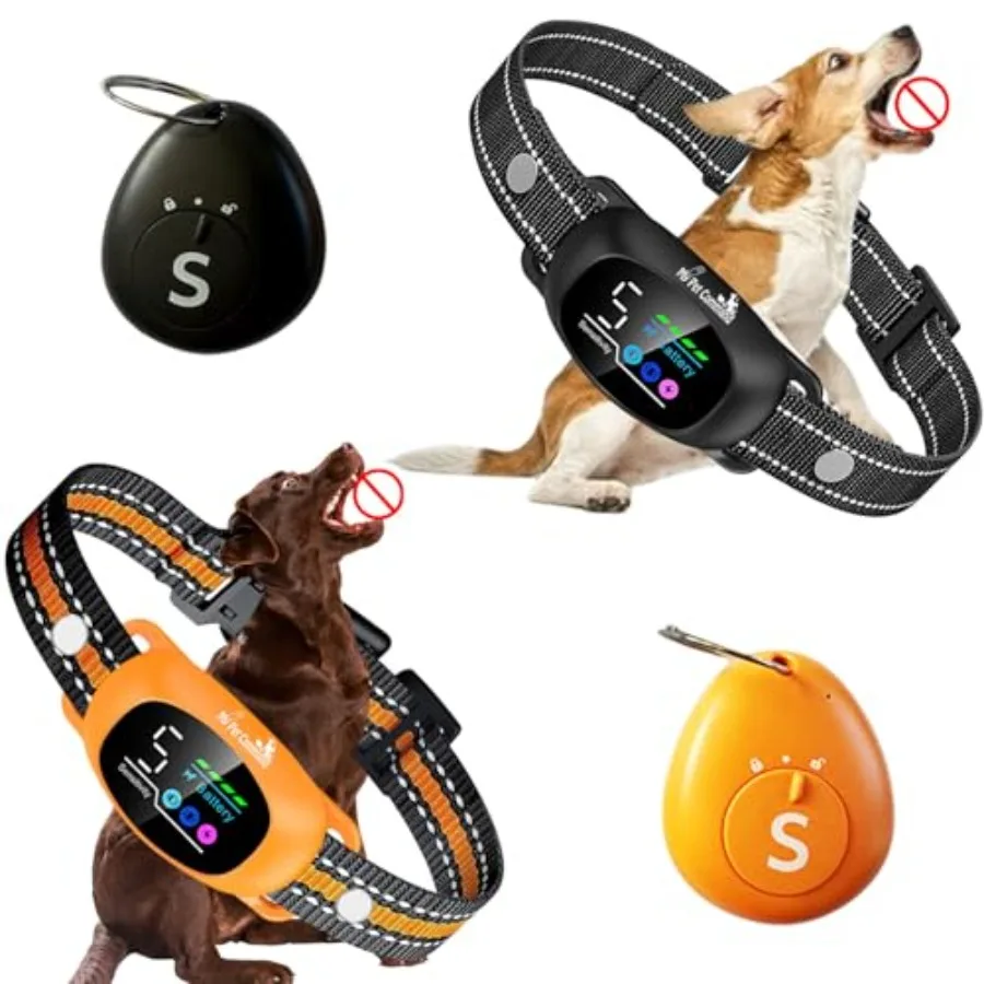 Dog Bark Collar for Training: Waterproof, Rechargeable, 5 Sensitivity Levels, Beep/Vibration/Shock Options, 300Ft Remote, Fits
Dog Bark Collar for Training: Waterproof, Rechargeable, 5 Sensitivity Levels, Beep/Vibration/Shock Options, 300Ft Remote, Fits