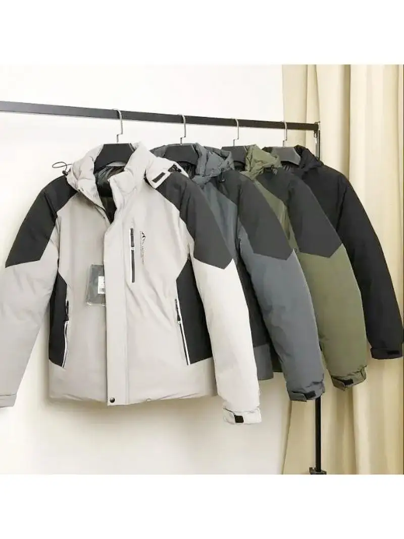 Winter Outdoor Windproof Waterproof Thiened Hooded Casual Cotton Jaet Men's Faion Ci Sle Long Sve Zipper Closure
Winter Outdoor Windproof Waterproof Thiened Hooded Casual Cotton Jaet Men's Faion Ci Sle Long Sve Zipper Closure