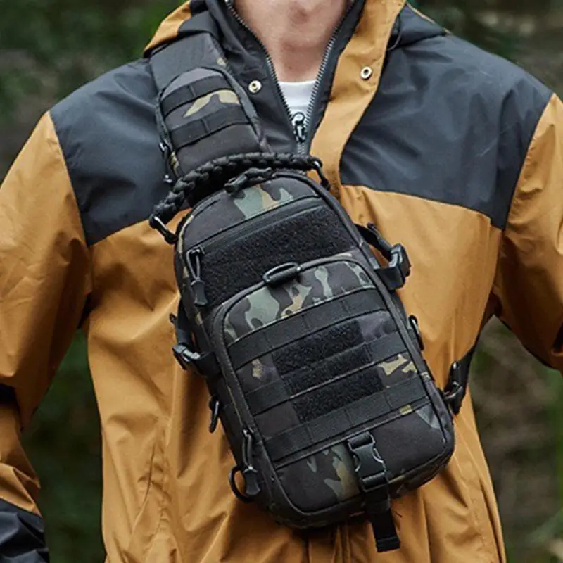 Tactical Shoulder Bag Waterproof Oxford Chest Bag Outdoor Sports Shoulder Pack Men's Backpack For Hiking Camping Hunting
Tactical Shoulder Bag Waterproof Oxford Chest Bag Outdoor Sports Shoulder Pack Men's Backpack For Hiking Camping Hunting