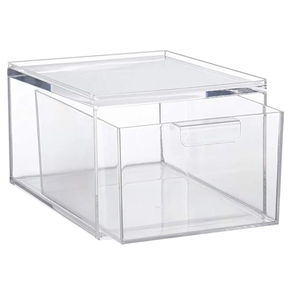 Stackable Storage Box Containers with Drawers Small Bin Work Desk Crate Large Organizer Plastic Bins for Organization
Stackable Storage Box Containers with Drawers Small Bin Work Desk Crate Large Organizer Plastic Bins for Organization