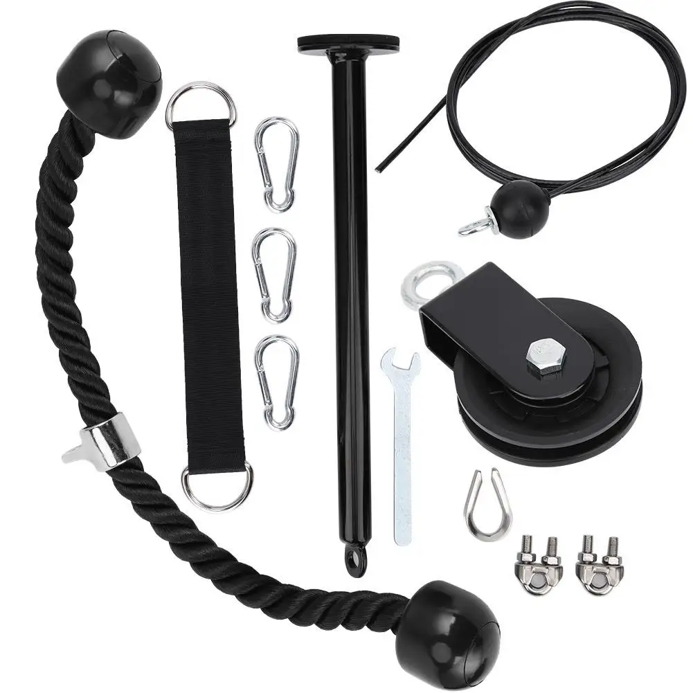 Home Gym Pulley Rope Kit for Arm Strength & Triceps | DIY Fitness Equipment for Effective Workouts
Home Gym Pulley Rope Kit for Arm Strength & Triceps | DIY Fitness Equipment for Effective Workouts