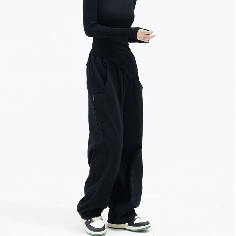 Autumn and Winter New Sweatpants Women's High-waisted Wide-leg Pants Sweatpants Casual Pants Trousers
Autumn and Winter New Sweatpants Women's High-waisted Wide-leg Pants Sweatpants Casual Pants Trousers