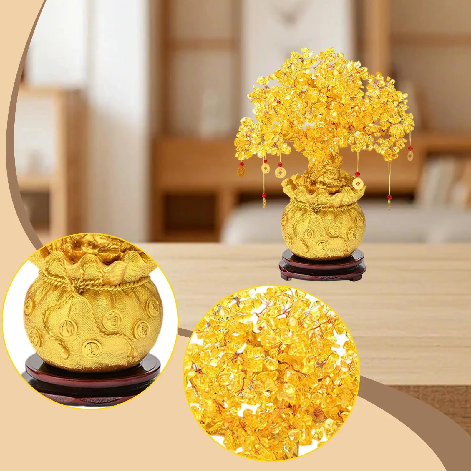 Money Tree Figurine Lucky Bag Resin Collection Decorative Statue Tabletop Ornament Prosperity Sculpture for Bookshelf Office
Money Tree Figurine Lucky Bag Resin Collection Decorative Statue Tabletop Ornament Prosperity Sculpture for Bookshelf Office