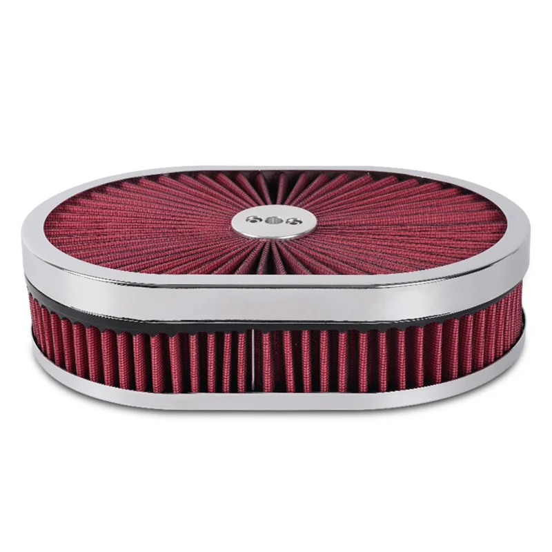 AW-Car Oval Air Cleaner Filter 12X2inch Air Filter Flow Purifier For 5-1/8Inch Interface Neck
AW-Car Oval Air Cleaner Filter 12X2inch Air Filter Flow Purifier For 5-1/8Inch Interface Neck