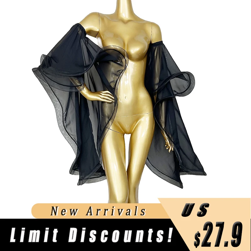 New Latin Dance Shawl T-stage Belly Dance Performance Costume Chiffon Arm Shawl Bar Party Dance Costume Accessories XH174
New Latin Dance Shawl T-stage Belly Dance Performance Costume Chiffon Arm Shawl Bar Party Dance Costume Accessories XH174