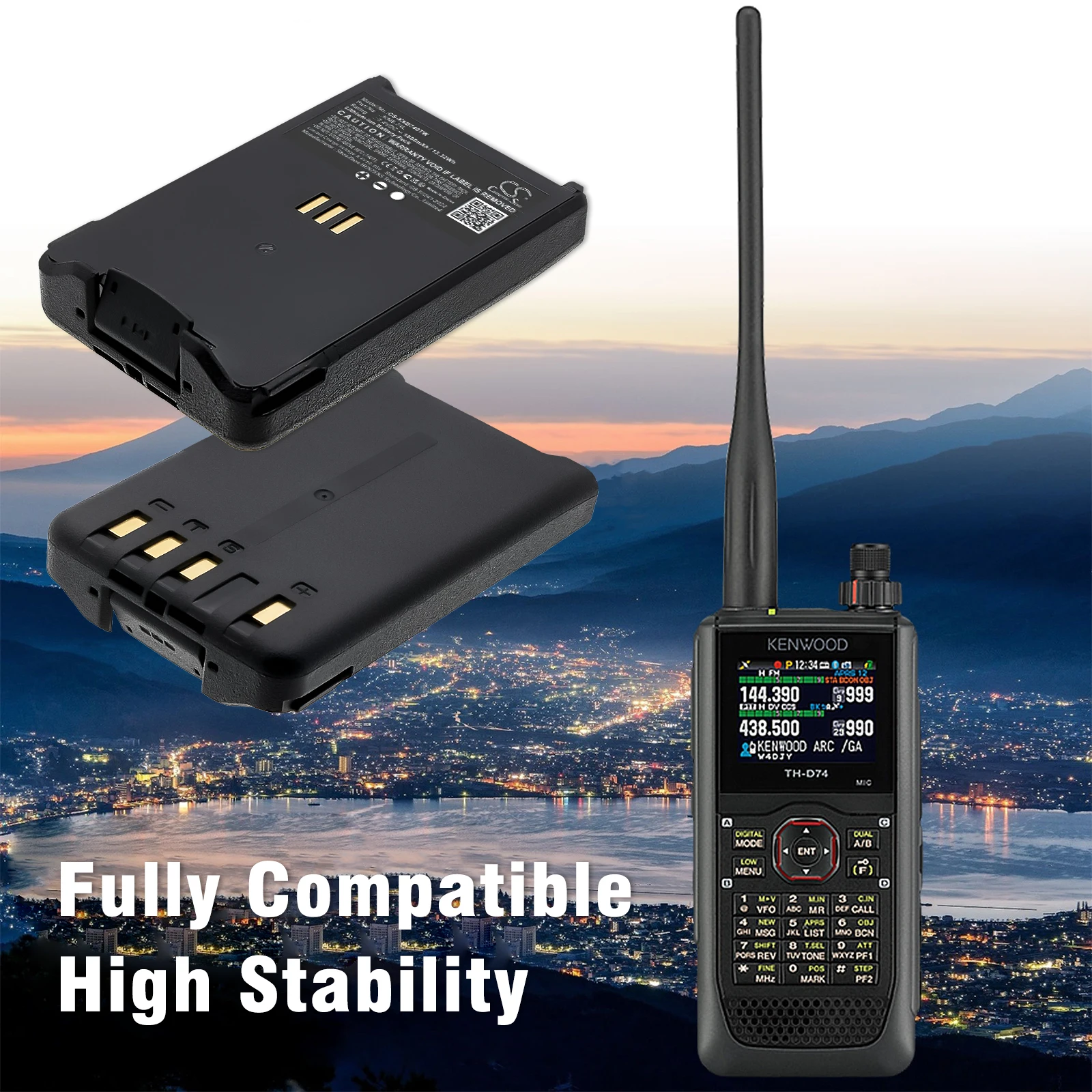 Сменная батарея CS для Kenwood TH-D74, TH-D74A, TH-D74E, TH-D75, PN: KNB-74L, KNB-74LW, KNB-75L, KNB-75LAM, KNB- 1800 мАч / 13,32 Вт·ч
Сменная батарея CS для Kenwood TH-D74, TH-D74A, TH-D74E, TH-D75, PN: KNB-74L, KNB-74LW, KNB-75L, KNB-75LAM, KNB- 1800 мАч / 13,32 Вт·ч