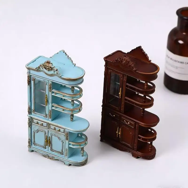 1Pcs 1/12 Scale European Style Dollhouse Furniture Vintage Miniature Storage Cabinet Simulation Mini Screen Cabinet Model Toy
1Pcs 1/12 Scale European Style Dollhouse Furniture Vintage Miniature Storage Cabinet Simulation Mini Screen Cabinet Model Toy