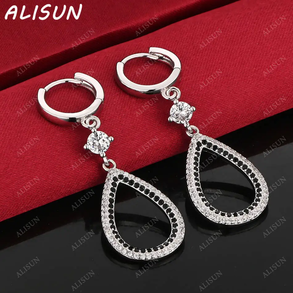 ALISUN 925 Sterling Silver Zircons Water Drop Earrings Drop Earrings For Women Anniversary Gift Popular Wild Fashion Romantic
ALISUN 925 Sterling Silver Zircons Water Drop Earrings Drop Earrings For Women Anniversary Gift Popular Wild Fashion Romantic