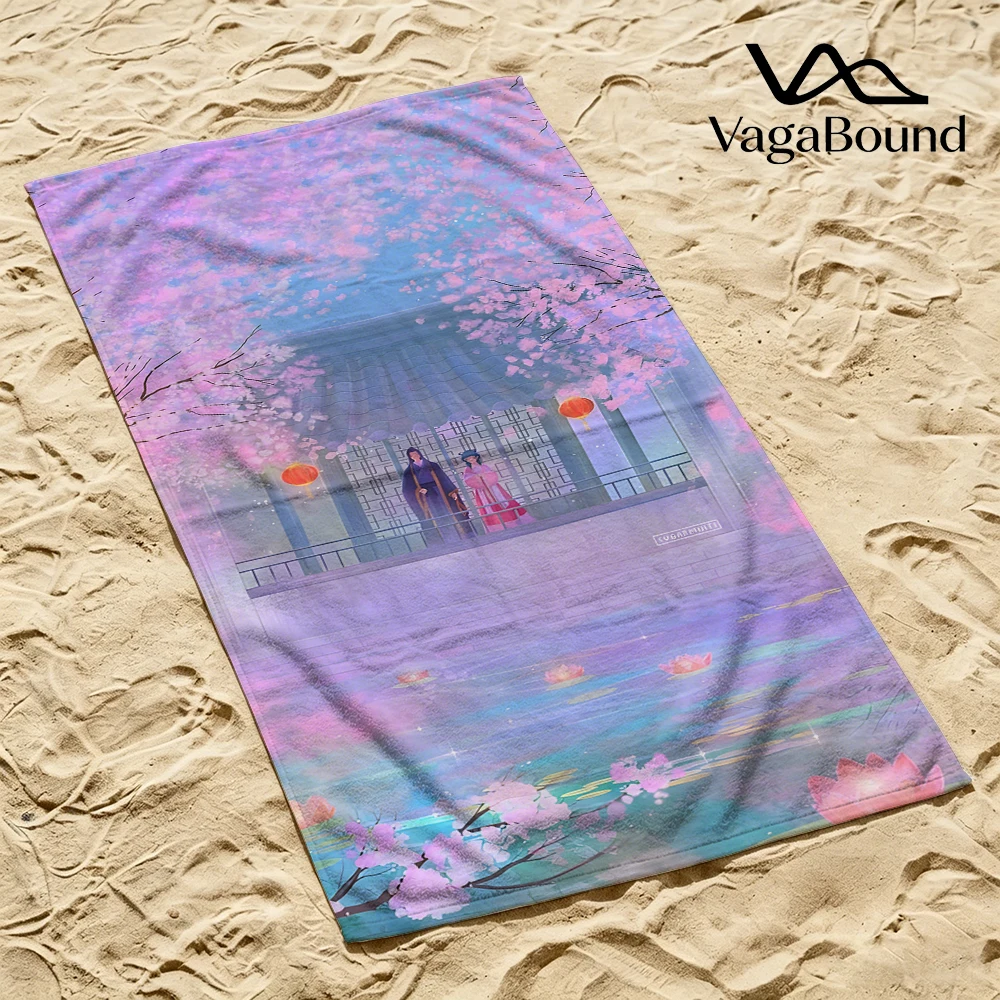 Cherry Blossom Pavilion Quick Drying Beach Towels Lightweight Fast-drying Super Absorbent It is a must-have item for summer
Cherry Blossom Pavilion Quick Drying Beach Towels Lightweight Fast-drying Super Absorbent It is a must-have item for summer