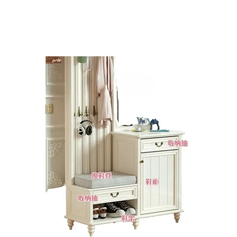 ZK Solid Wood Entrance Cabinet Home Coat Rack Household Entrance Shoe Cabinet Shoe Changing Stool Integrated Living Room Hallway
ZK Solid Wood Entrance Cabinet Home Coat Rack Household Entrance Shoe Cabinet Shoe Changing Stool Integrated Living Room Hallway