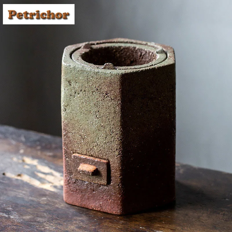 Handmade Explosion Pattern Coarse Ceramic Tea Warmer Holder Candle Heater Stove Kettle Stand Boiling Water Carbon Furnace Teaset
Handmade Explosion Pattern Coarse Ceramic Tea Warmer Holder Candle Heater Stove Kettle Stand Boiling Water Carbon Furnace Teaset