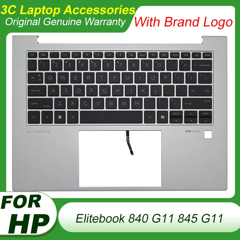 New Replace Keyboard For HP Elitebook 840 G11 845 G11 Laptop Palmrest Upper Top Cover Case with Backlight Keyboard US N95848-001
New Replace Keyboard For HP Elitebook 840 G11 845 G11 Laptop Palmrest Upper Top Cover Case with Backlight Keyboard US N95848-001