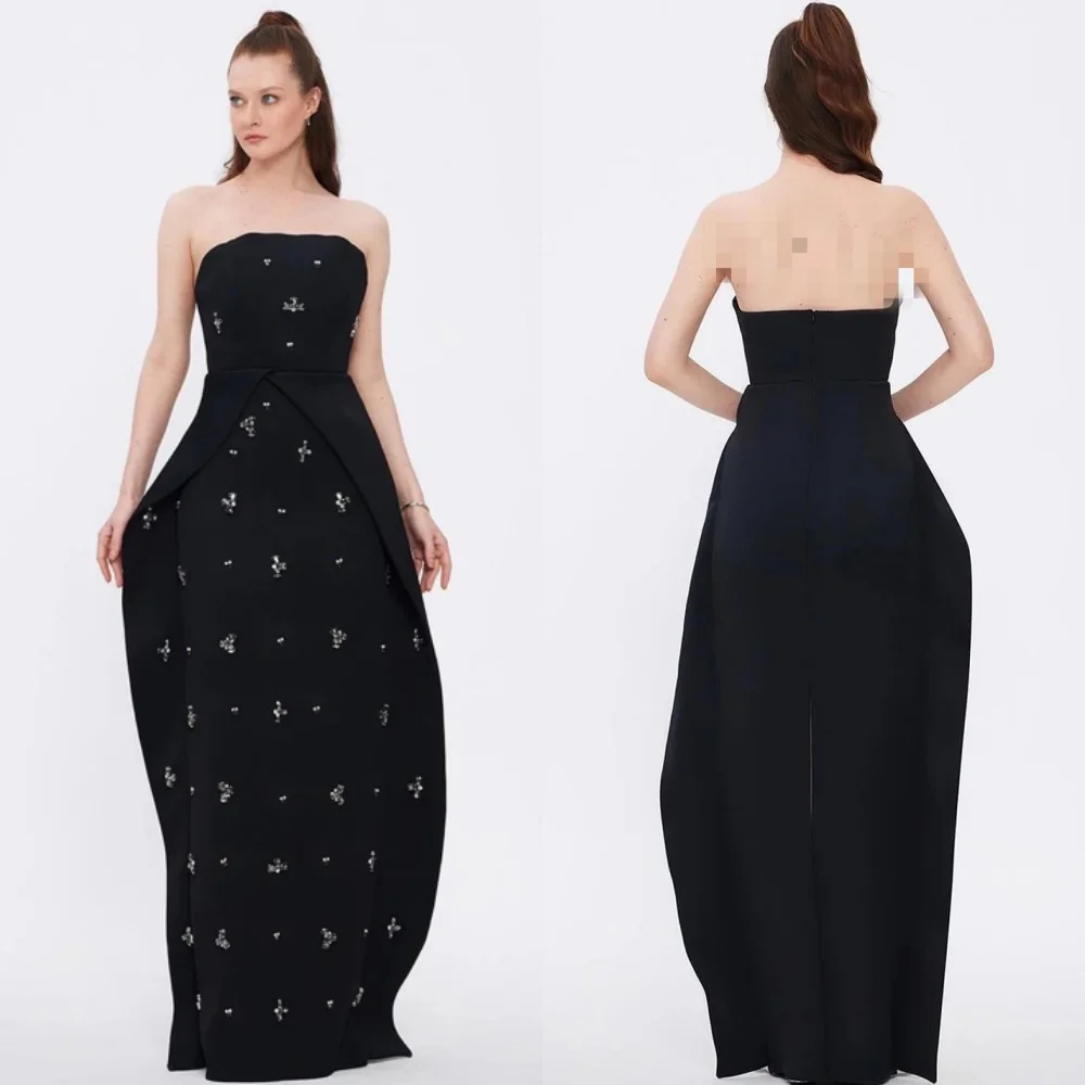 Formal Jersey Sequined Ruched A-line Strapless Long Dresses Evening Dresses Casual Simple Retro Fashion Elegant Exquisite Sexy
Formal Jersey Sequined Ruched A-line Strapless Long Dresses Evening Dresses Casual Simple Retro Fashion Elegant Exquisite Sexy