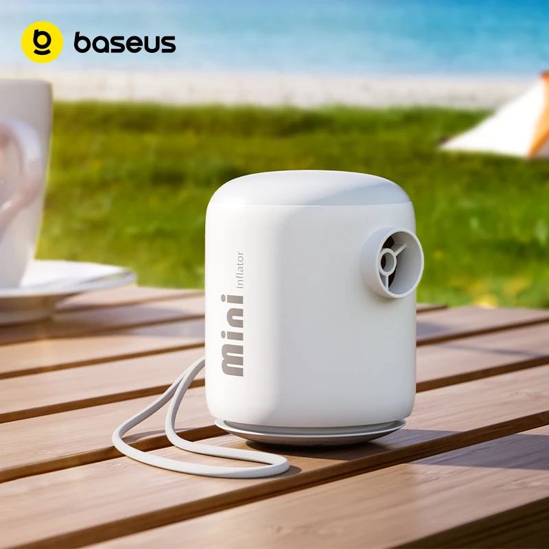 Baseus Mini Air Pump Portable Electric Inflator Wireless Air Mattress Pump with LED Camping Light for Swim Ring Vacuum Bag
Baseus Mini Air Pump Portable Electric Inflator Wireless Air Mattress Pump with LED Camping Light for Swim Ring Vacuum Bag