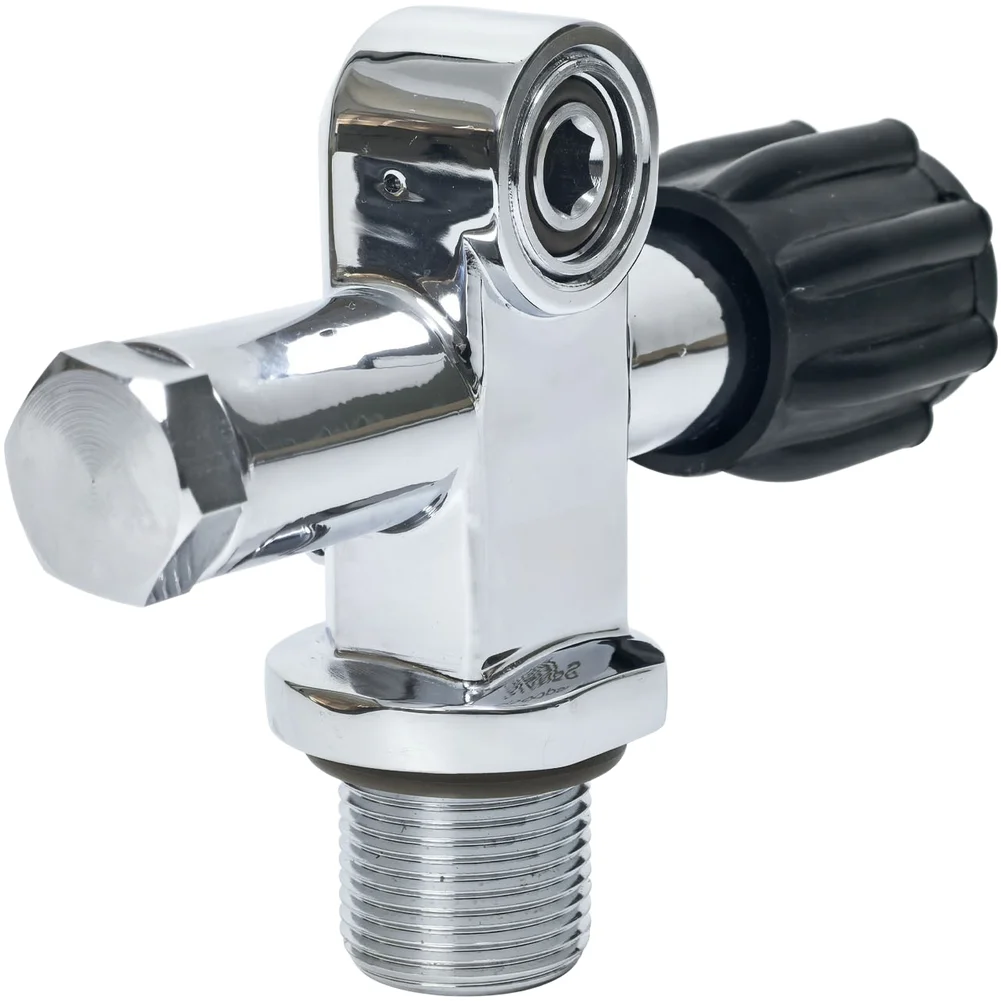 Brass Chrome Plated Double Scuba Tank Valve Set with 3500psi Rating Left Right Hand Operation and Pressure Relief Feature
Brass Chrome Plated Double Scuba Tank Valve Set with 3500psi Rating Left Right Hand Operation and Pressure Relief Feature