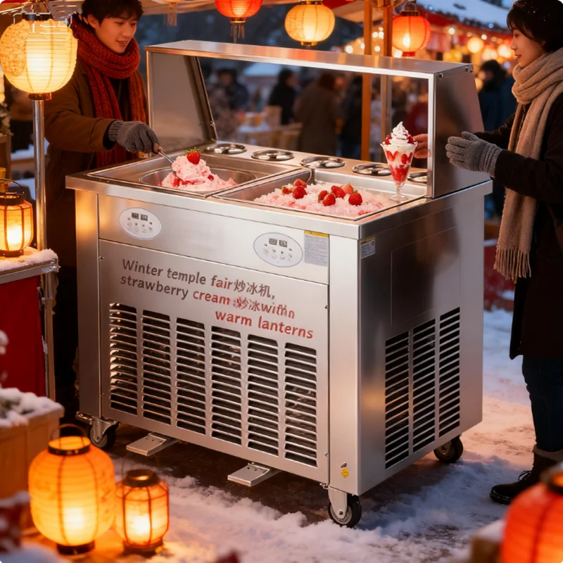 Двойная сковорода Таиланд машина для жареного мороженого в рулонах машина для изготовления рулетов с мороженым цена изготовления с маленьким бункером
Двойная сковорода Таиланд машина для жареного мороженого в рулонах машина для изготовления рулетов с мороженым цена изготовления с маленьким бункером