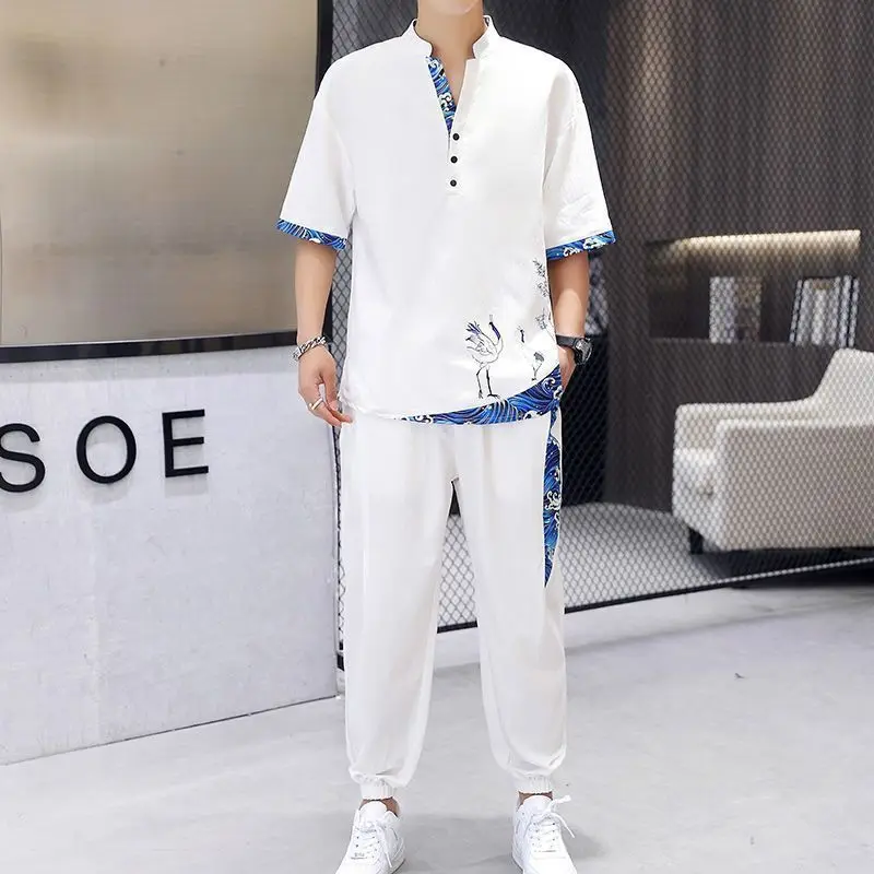 Nylon Graphic T-shirts Pants Suits for Men Print Man Trousers Sets Fashion 2025 Trendy Two Piece Set Korean Style Slim Fit Tee
Nylon Graphic T-shirts Pants Suits for Men Print Man Trousers Sets Fashion 2025 Trendy Two Piece Set Korean Style Slim Fit Tee