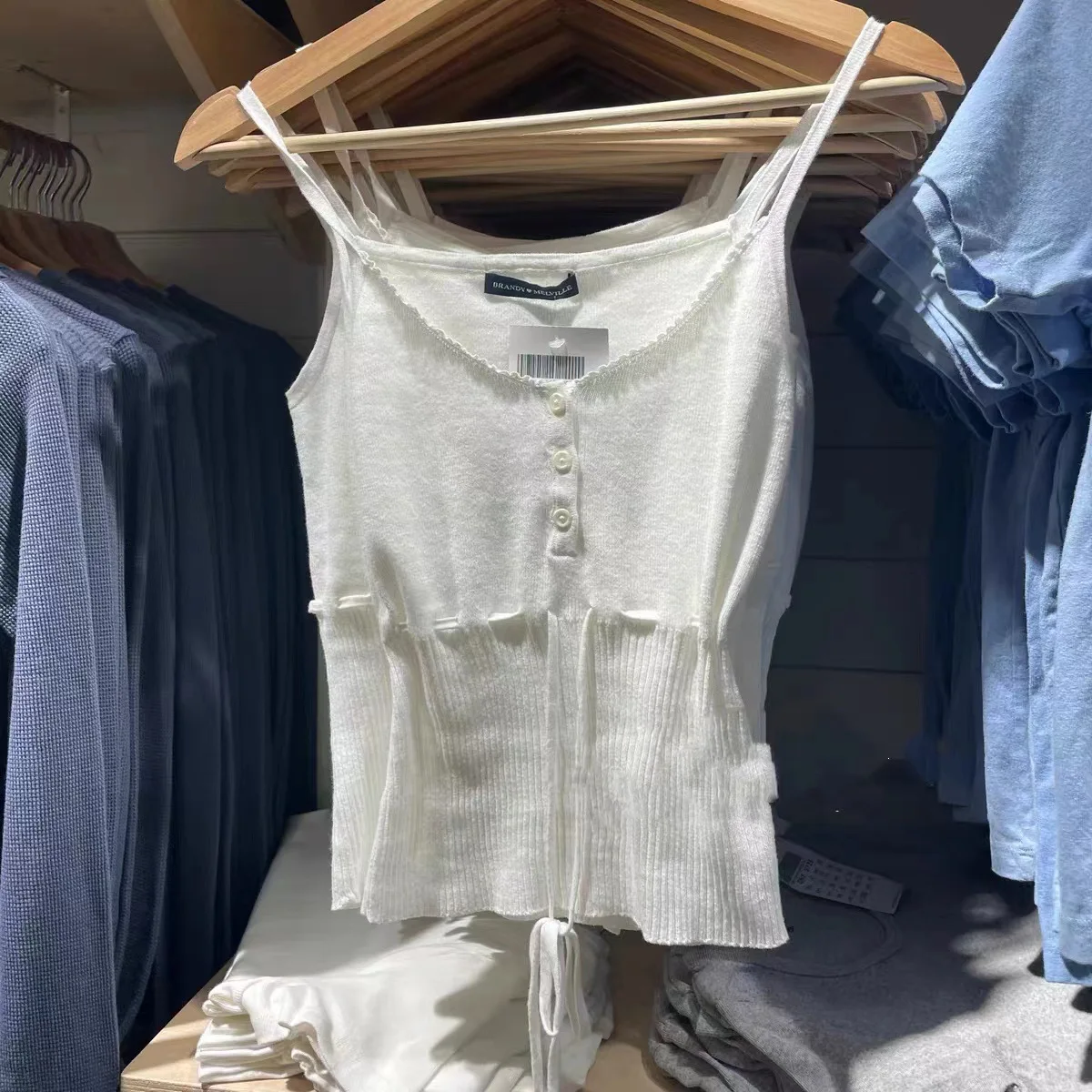 Lace Trim Drawstring Knitted Tank Tops Women Summer 2000s Y2K Clothes Cotton Slim Sexy Crop Top Girls Kawaii Cute Trending Tops
Lace Trim Drawstring Knitted Tank Tops Women Summer 2000s Y2K Clothes Cotton Slim Sexy Crop Top Girls Kawaii Cute Trending Tops