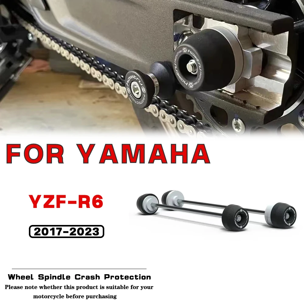 For YAMAHA YZF R6 2017 2018 2019 2020 2021 2022 2023 Motorcycle Accessories Front Rear Wheel Spindle Crash Protection
For YAMAHA YZF R6 2017 2018 2019 2020 2021 2022 2023 Motorcycle Accessories Front Rear Wheel Spindle Crash Protection