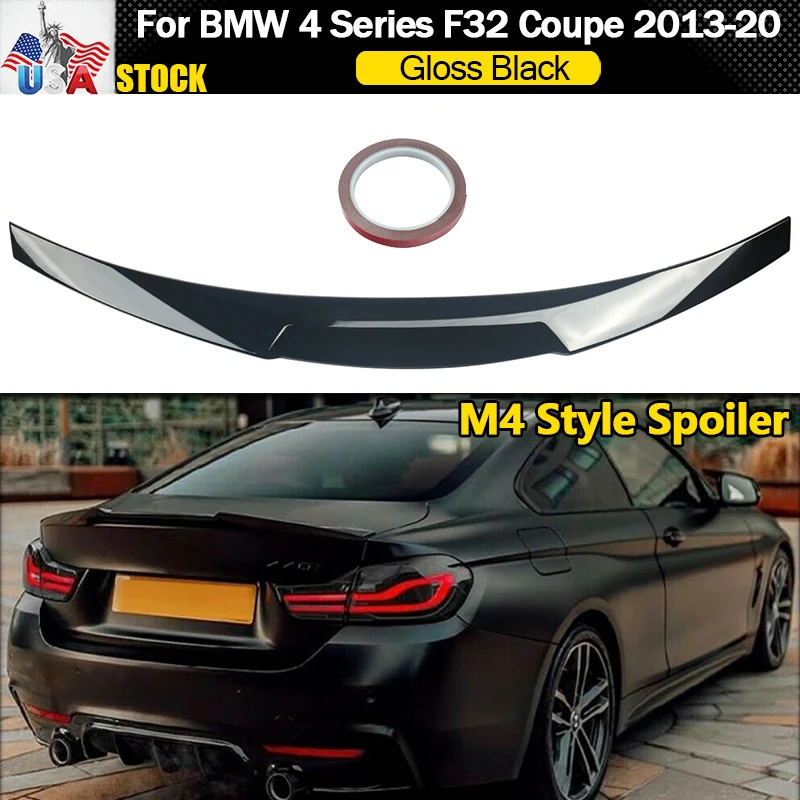 M4 Style Trunk Lip Spoiler Wing Fit For 2013-2020 BMW F32 4-series Coupe Glossy Black Rear Tail Spoiler Wings Lip Magickit
M4 Style Trunk Lip Spoiler Wing Fit For 2013-2020 BMW F32 4-series Coupe Glossy Black Rear Tail Spoiler Wings Lip Magickit