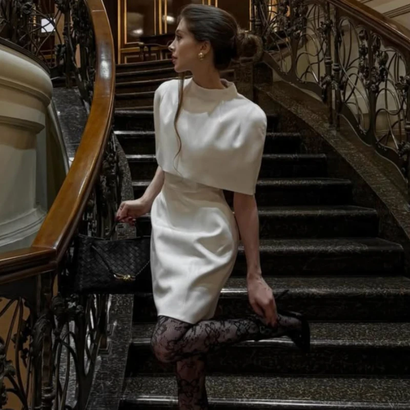 Tsiisd Elegant Solid Mini Dress Women High Waist Sleeveless Shawl Fashion Evening Gown 2026 Party Dress Female Bodycon Dress New
Tsiisd Elegant Solid Mini Dress Women High Waist Sleeveless Shawl Fashion Evening Gown 2026 Party Dress Female Bodycon Dress New