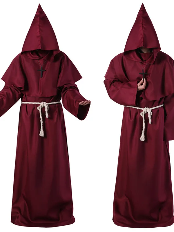 Halloween Medieval Friar Robe Shawl Women's Costume Traditional Chinese Stage Performance Clothing Spring 2026 New Arrival
Halloween Medieval Friar Robe Shawl Women's Costume Traditional Chinese Stage Performance Clothing Spring 2026 New Arrival