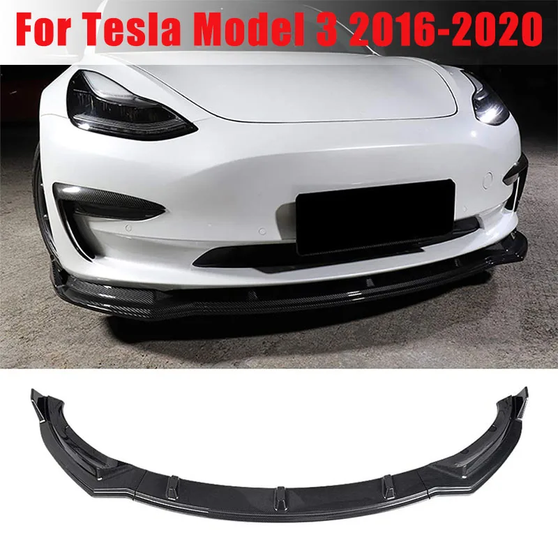 Спойлер на передний бампер автомобиля для Tesla Model 3 2016-2020, глянцевый черный бампер из углеродного волокна, сплиттер, модификация автомобиля, комплект кузова
Спойлер на передний бампер автомобиля для Tesla Model 3 2016-2020, глянцевый черный бампер из углеродного волокна, сплиттер, модификация автомобиля, комплект кузова