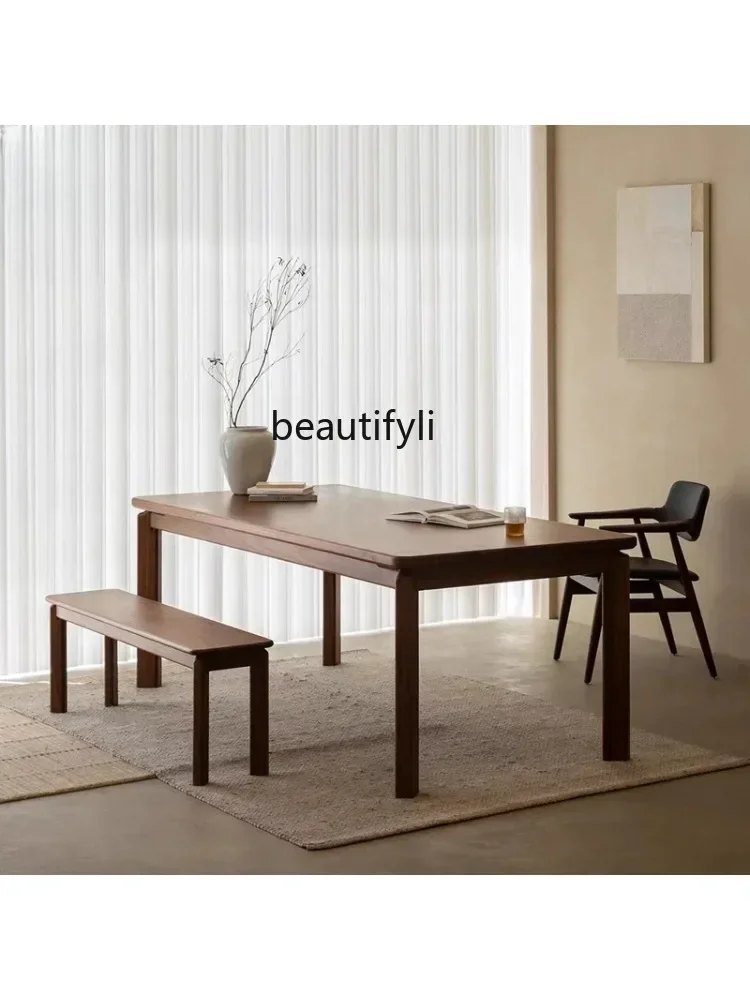 S North American Ash Wood Household Dining Table Nordic Workbench Simple Desk Creative Rectangle Table
S North American Ash Wood Household Dining Table Nordic Workbench Simple Desk Creative Rectangle Table
