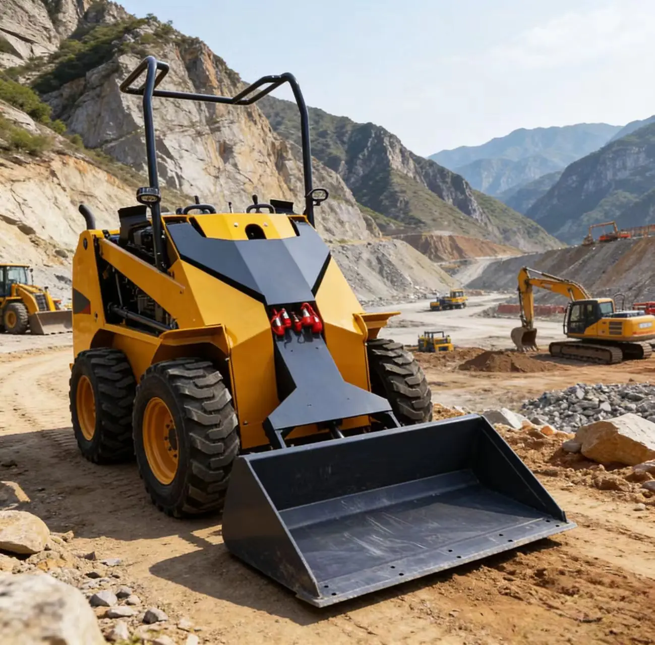 Customized Wheeled Skid Steer Loader Airport Runway Removal, Apron Cargo Transfer, Narrow Area Efficient Operation Construct
Customized Wheeled Skid Steer Loader Airport Runway Removal, Apron Cargo Transfer, Narrow Area Efficient Operation Construct