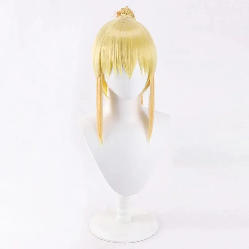CyBless The Beautiful World Аниме Косплей Парик Темнота Синтетический Длинный Хвост Прямой Парик Золотисто-Желтый Аниме Милый Парик Девочки 
CyBless The Beautiful World Аниме Косплей Парик Темнота Синтетический Длинный Хвост Прямой Парик Золотисто-Желтый Аниме Милый Парик Девочки