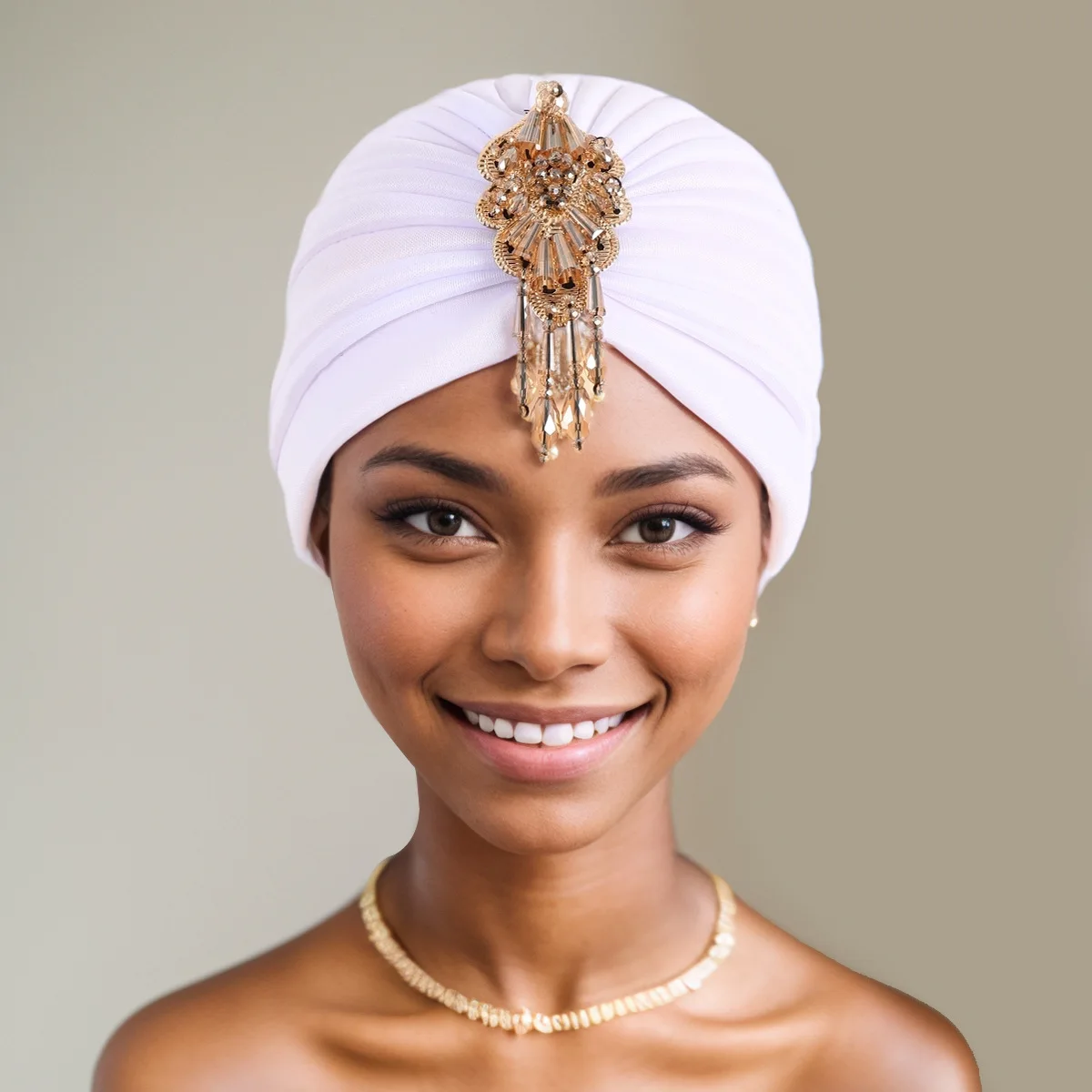 New Women Rhinestones Turban Hat Muslim Hijab Caps Islamic African Pleated Hijab Head Wraps Bandana Head Cover Chemo Cancer Cap
New Women Rhinestones Turban Hat Muslim Hijab Caps Islamic African Pleated Hijab Head Wraps Bandana Head Cover Chemo Cancer Cap