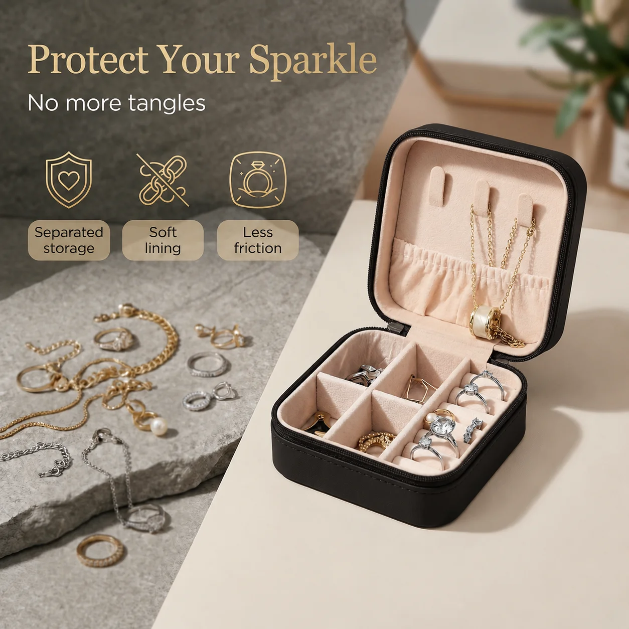 10PCS Compact Jewelry Travel Case Organizer Box for Earrings Rings Necklaces Portable Anti-Tangle Storage Box Gift
10PCS Compact Jewelry Travel Case Organizer Box for Earrings Rings Necklaces Portable Anti-Tangle Storage Box Gift