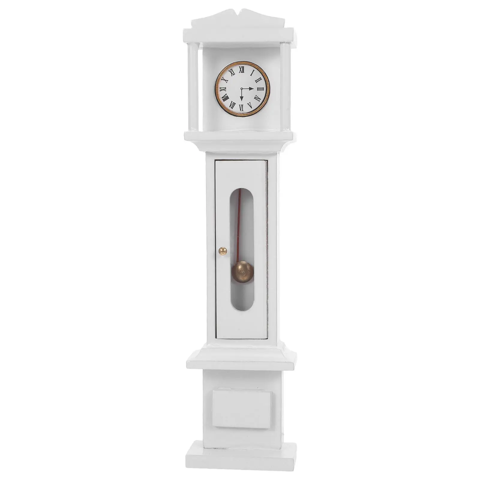 Grandfather Clock 1:12 Scale Miniature Vintage Floor Clock Pendulum for Mini House Furniture Collectors Micro Landscape Decor
Grandfather Clock 1:12 Scale Miniature Vintage Floor Clock Pendulum for Mini House Furniture Collectors Micro Landscape Decor