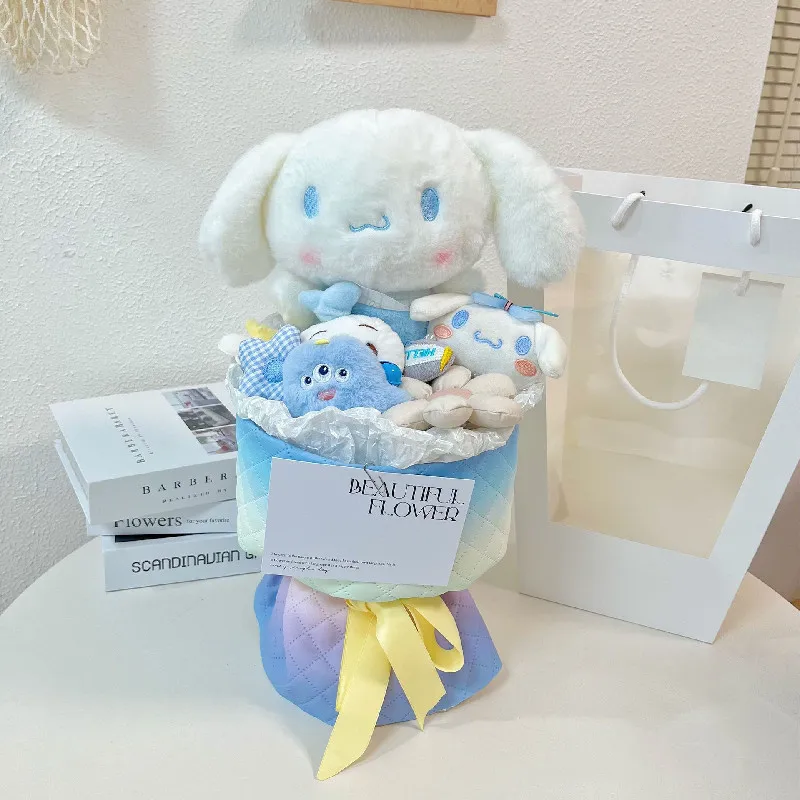 Sanrio My Melody Cinnamoroll Hello Kitty Plush Doll Flower Bouquet Valentine'S Day Kawaii Halloween Cartoon Graduation Girl Gift
Sanrio My Melody Cinnamoroll Hello Kitty Plush Doll Flower Bouquet Valentine'S Day Kawaii Halloween Cartoon Graduation Girl Gift