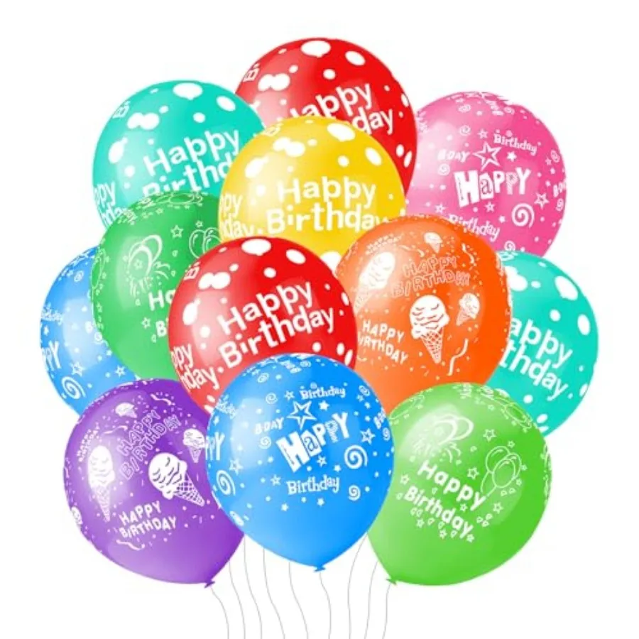 50pcs 12inch Happy Birthday Balloons for MenandWomen, Assorted Balloons for Party, Beautiful Flowers Printed Decoration Birthda
50pcs 12inch Happy Birthday Balloons for MenandWomen, Assorted Balloons for Party, Beautiful Flowers Printed Decoration Birthda