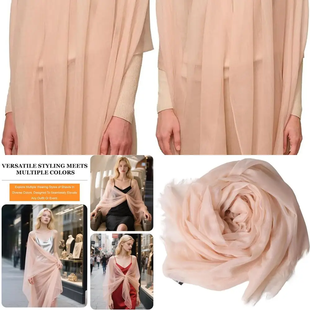 Women's 100% Cashmere Shawls, 91x40 Lightweight Pashmina Wraps, Versatile Travel Scarves for Every Season
Women's 100% Cashmere Shawls, 91x40 Lightweight Pashmina Wraps, Versatile Travel Scarves for Every Season