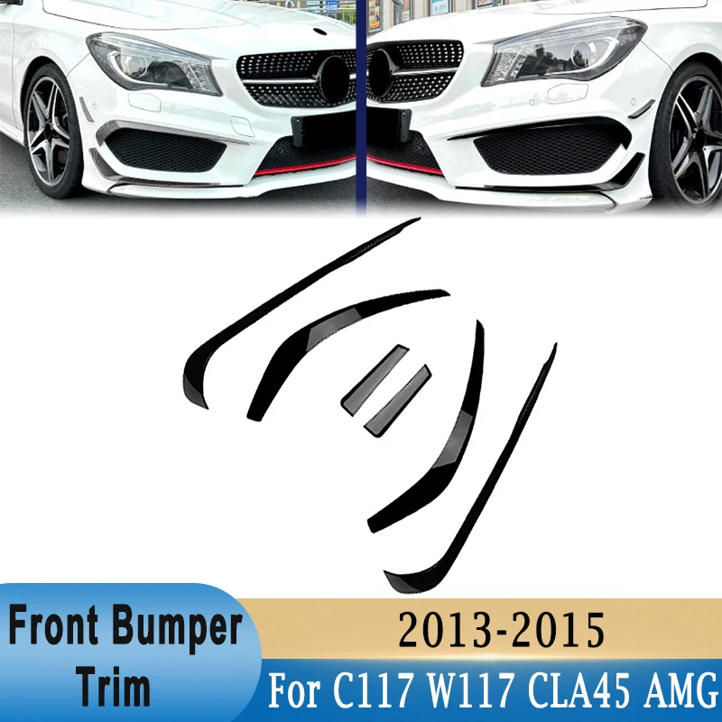 Front Bumper Splitter Fins Air Vent Outlet Trim Side Spoiler Canards For Mercedes-Benz W117 C117 CLA200 250 A45 AMG 2013-2015
Front Bumper Splitter Fins Air Vent Outlet Trim Side Spoiler Canards For Mercedes-Benz W117 C117 CLA200 250 A45 AMG 2013-2015