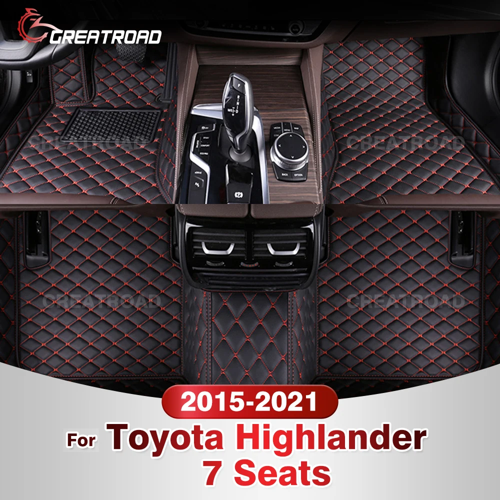 Car Floor Mat &Trunk Mat For Toyota Highlander 7 Seats 2015-2021 2020 2019 2018 17 16 Custom Auto Foot Pads Interior Accessories
Car Floor Mat &Trunk Mat For Toyota Highlander 7 Seats 2015-2021 2020 2019 2018 17 16 Custom Auto Foot Pads Interior Accessories