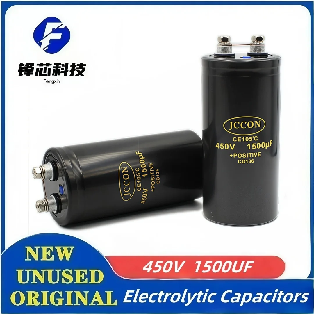 450V 1500UF 50x105mm JCCON CE105℃ CD136 Aluminum Electrolytic Capacitor Inverter Welder 450V1500UF Screw Foot Bolt Capacitor
450V 1500UF 50x105mm JCCON CE105℃ CD136 Aluminum Electrolytic Capacitor Inverter Welder 450V1500UF Screw Foot Bolt Capacitor