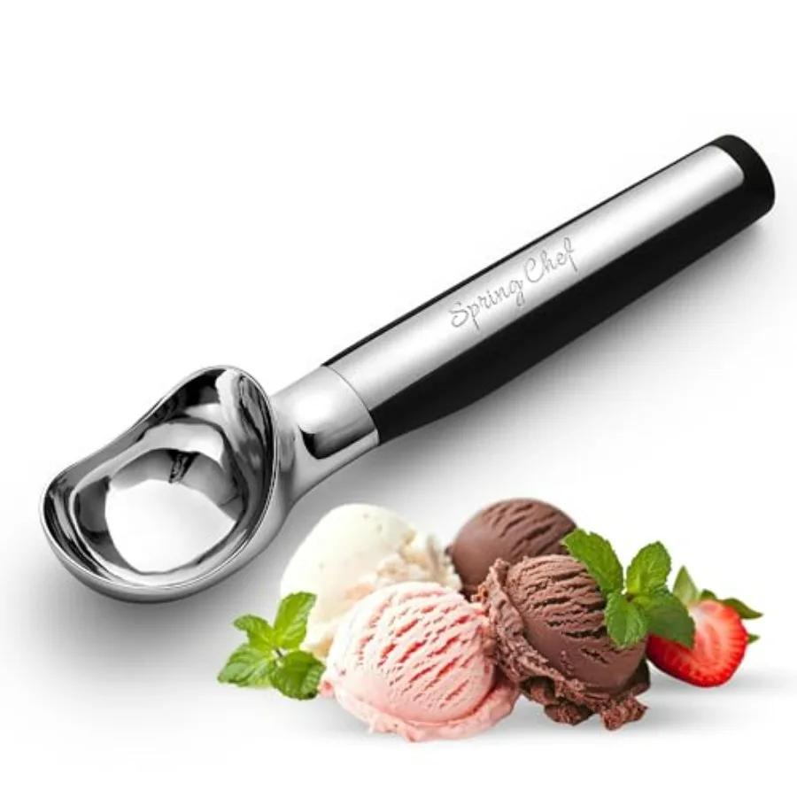 Heavy Duty Metal Ice Cream Scoop - Dishwasher Safe Ice Cream Scooper, Commercial Icecream Scoop Spade, Professional Kitchen Too
Heavy Duty Metal Ice Cream Scoop - Dishwasher Safe Ice Cream Scooper, Commercial Icecream Scoop Spade, Professional Kitchen Too