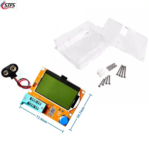 LCR-T4 ESR Meter Transistor Tester Diode Triode Capacitance SCR Inductance New M12 dropship