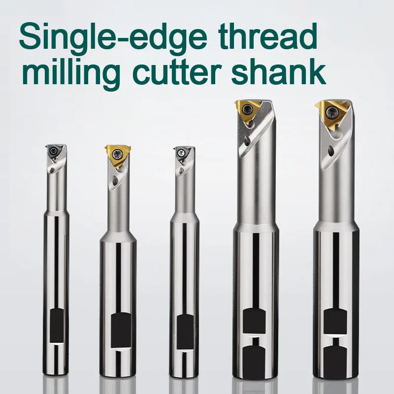 Machining center SMT16 internal thread milling cutter bar, single-edge thread milling cutter, CNC SMT16 single-thread tool, T-sh
Machining center SMT16 internal thread milling cutter bar, single-edge thread milling cutter, CNC SMT16 single-thread tool, T-sh