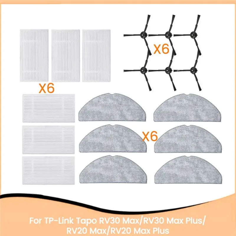 A60T Effortless 18PCS For TP-Link Tapo RV30 Max/RV30 Max Plus/RV20 Max/RV20 Max Plus Vacuum Cleaner Accessories HEPA Filter Side
A60T Effortless 18PCS For TP-Link Tapo RV30 Max/RV30 Max Plus/RV20 Max/RV20 Max Plus Vacuum Cleaner Accessories HEPA Filter Side