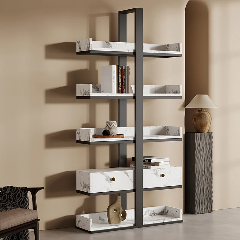 Light luxury stainless steel bookshelf Floor-to-ceiling office shelf Partition display rack Multi-layer storage Whole wall
Light luxury stainless steel bookshelf Floor-to-ceiling office shelf Partition display rack Multi-layer storage Whole wall