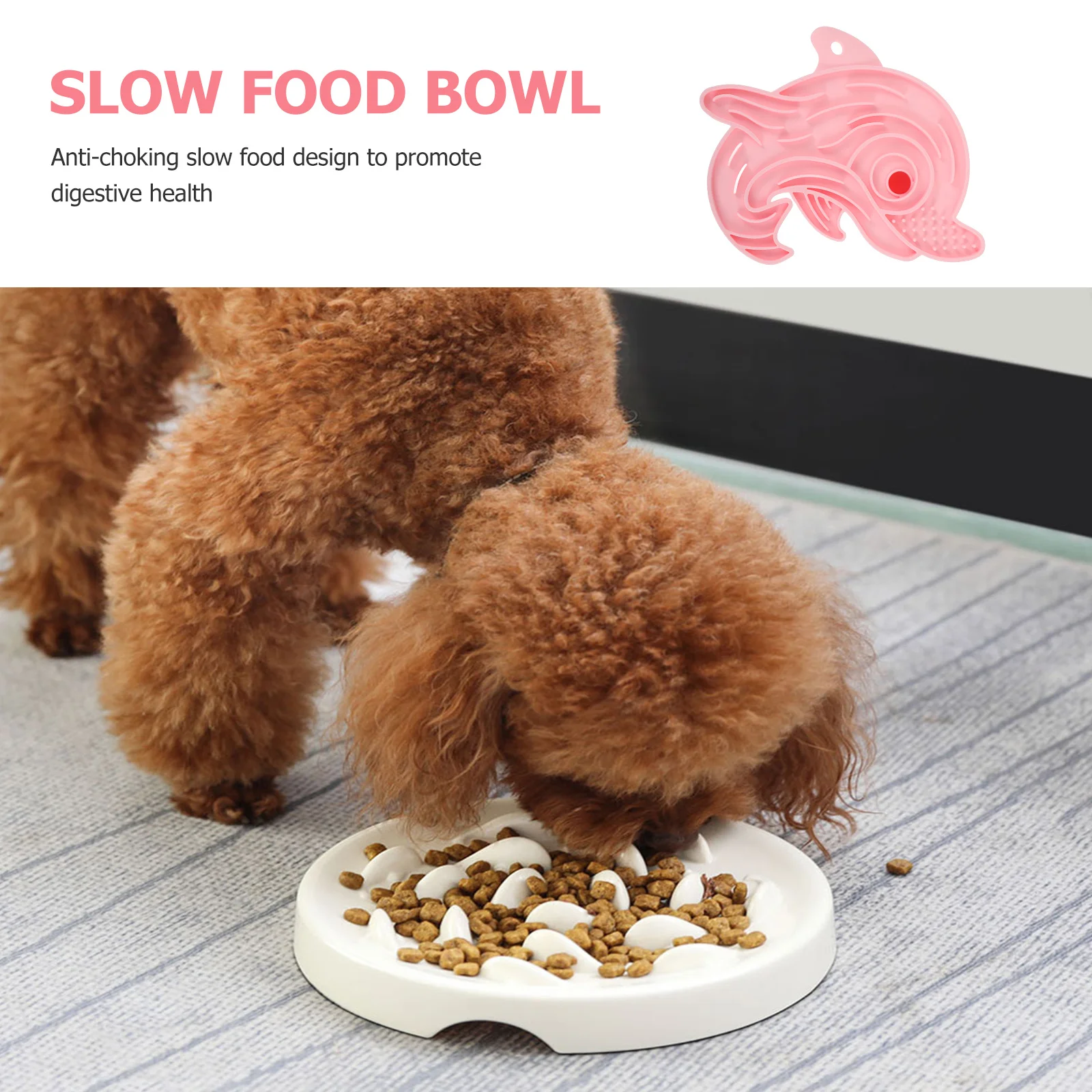 Dolphin Shaped Silicone Slow Feeder Bowl Safe Nonchoking Pet Food Tray Smooth Surface Large Capacity Licking Mat Slow Feeder
Dolphin Shaped Silicone Slow Feeder Bowl Safe Nonchoking Pet Food Tray Smooth Surface Large Capacity Licking Mat Slow Feeder