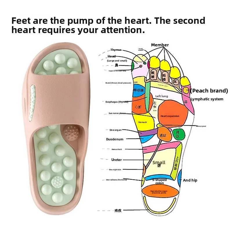Women's Home Bathroom Anti-slip Clog Slippers Pebble Bottom Massage Particle Foot Spa Therapy Shoes Simple Style Summer Sandals
Women's Home Bathroom Anti-slip Clog Slippers Pebble Bottom Massage Particle Foot Spa Therapy Shoes Simple Style Summer Sandals