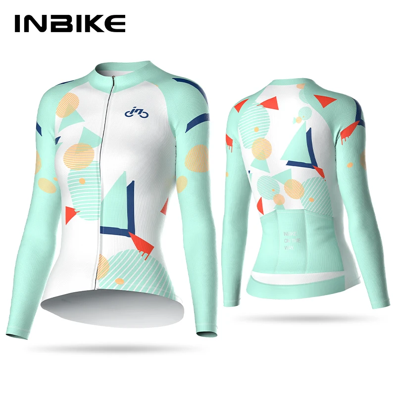 INBIKE, новый летний женский велосипедный трикотаж с длинными рукавами, дышащий, быстросохнущий, профессиональный трикотаж для шоссейного велосипеда, рубашка для женщин
INBIKE, новый летний женский велосипедный трикотаж с длинными рукавами, дышащий, быстросохнущий, профессиональный трикотаж для шоссейного велосипеда, рубашка для женщин