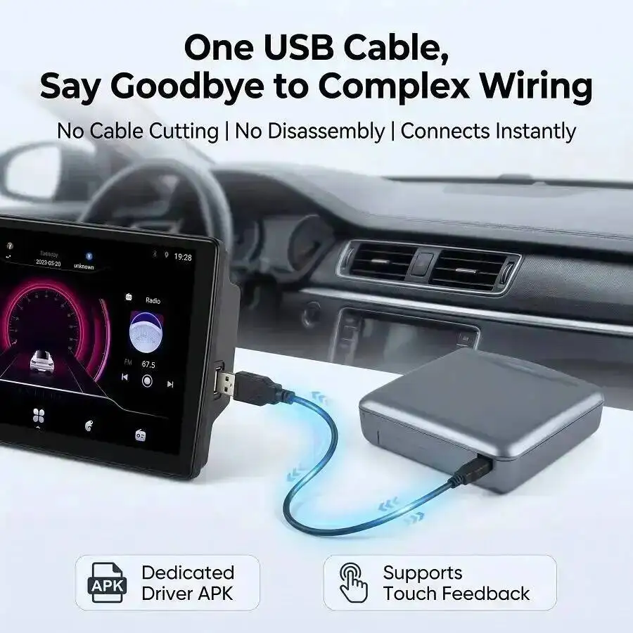 Touch Control HD Video Music Reader For Android Head Unit Auto Multimedia Player Plug And Play USB External Car DVD CD Drive Box
Touch Control HD Video Music Reader For Android Head Unit Auto Multimedia Player Plug And Play USB External Car DVD CD Drive Box