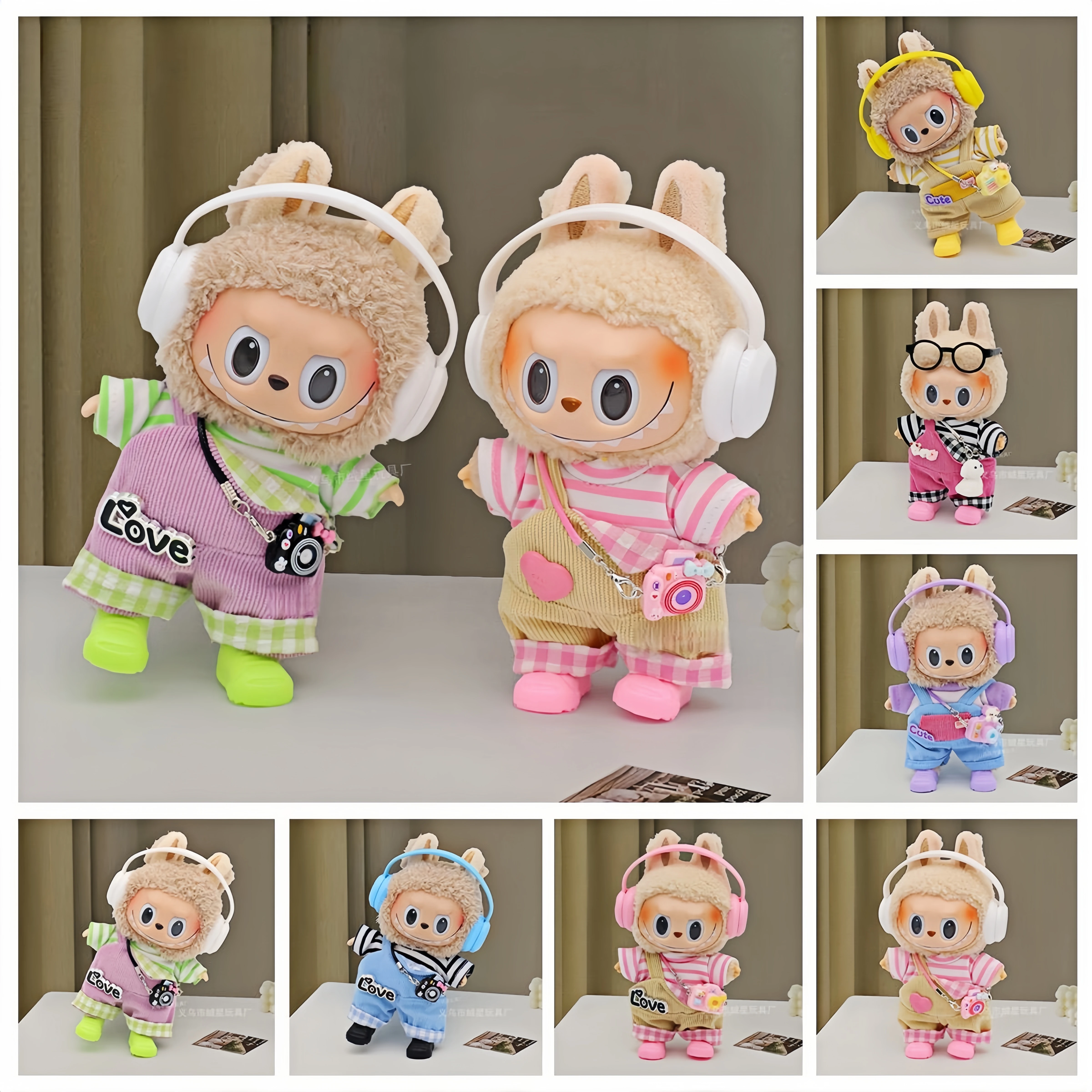 2025 New Arrival Hot Cute Mini Plush Doll Clothes For 17cm Labubu Clothes Many Kinds Of Overalls Clothes Accessories No Doll
2025 New Arrival Hot Cute Mini Plush Doll Clothes For 17cm Labubu Clothes Many Kinds Of Overalls Clothes Accessories No Doll